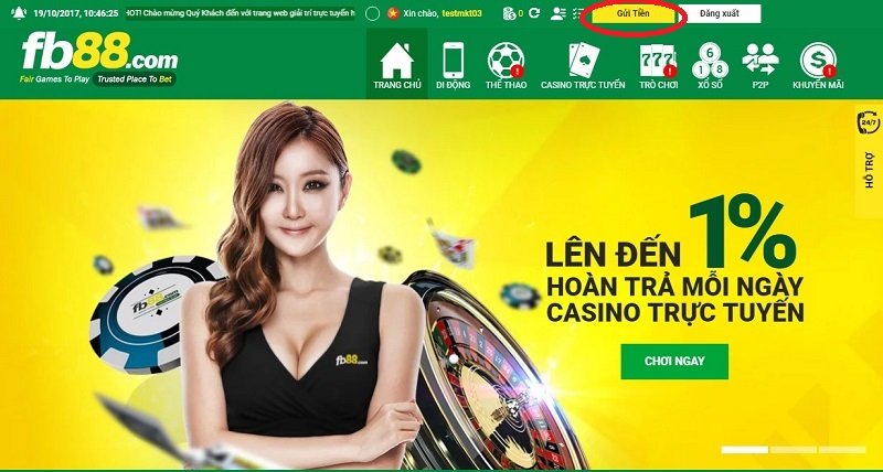 Người chơi hoàn toàn có thể rút tiền từ khuyến mãi FB88